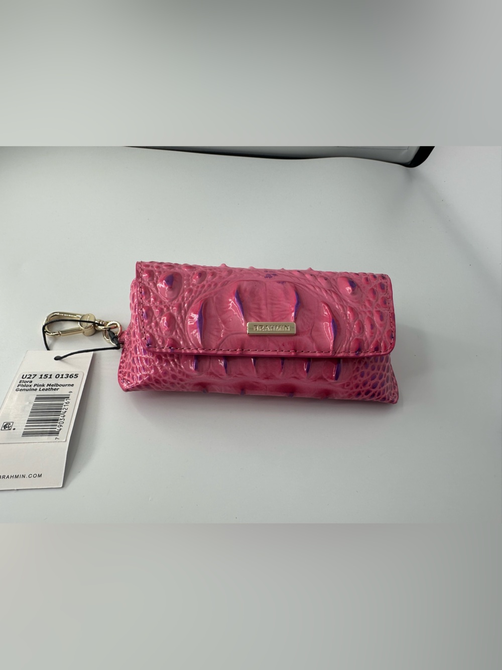 Brahmin elora glasses case phlox pink Melbourne leather